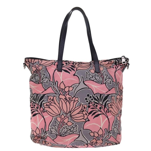 PRADA Tote Bag Nylon Pink Auth ep4604 - Picture 2 of 16